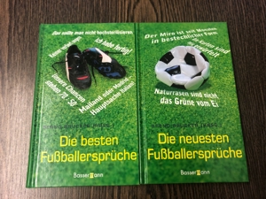 2 Bände Fußballersprüche, Bernd Brucker (Hg.)