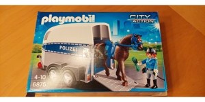 Playmobil Polizei Pferdeanhänger 6875