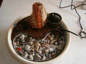 Zimmer Brunnen LENI Collection Komplett mit Stein und Pumpe Gebraucht voll Funktionstüchtig