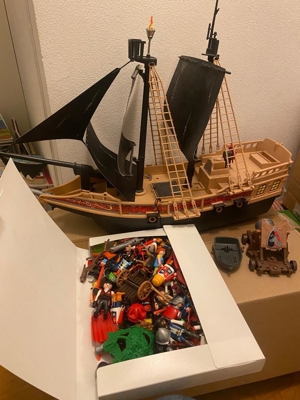Playmobil Piratenschiff Bauernhof Zubehör Bild 2