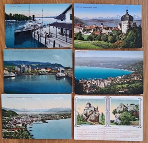 6 Bregenz am Bodensee 1905 - 1912 Ansichtskarten Nostalgie Historische Ansichten
