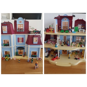 Playmobil Villa   großes Puppenhaus voll möbliert Bild 3