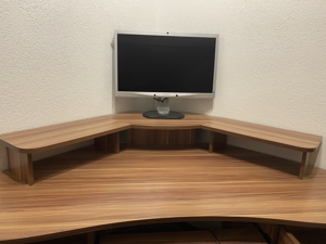 Büro-Tisch (130 cm Schenkellänge) gebraucht Bild 8