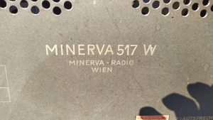 Alter Röhrenradio Minerva 517W Bild 2
