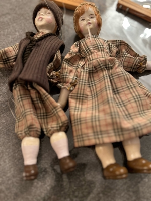 Marionetten Puppen Vintage " Arbeiterkinder" Bild 9