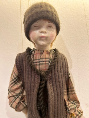 Marionetten Puppen Vintage " Arbeiterkinder" Bild 5