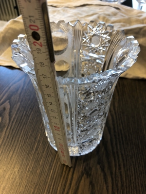 Vase Bleikristall 17cm Bild 2