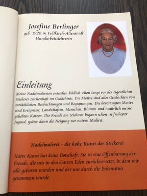 Naive Nadelmalerei, Josefine Berlinger Bild 2