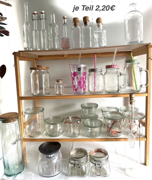 Vorratsgläser Weckgläser Schnapsflaschen Schnapsgläser Trinkbecher Bild 7