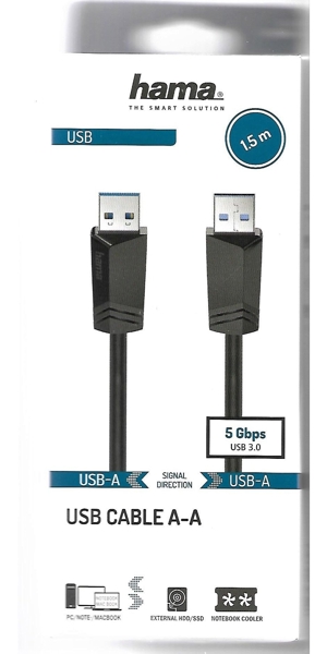 USB-Cable A-A, 1,5 m