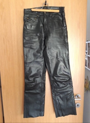 Motorradhose Leder