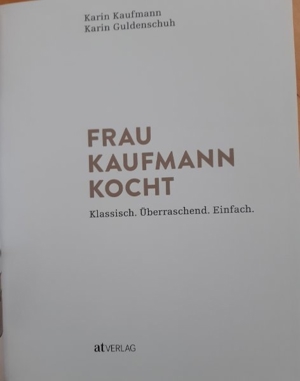 Geschenk gesucht? Buch 'Frau Kaufmann kocht' gefunden! Bild 3