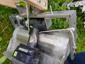 Tilther rotavator tiller hoe Akku Bodenfräse, Akkubohrmaschine Fräse schonende Bodenbearbeitung Bild 4