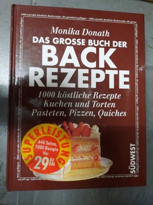 Backbuch / Backrezepte Bild 1
