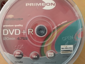 DVD+R lightscribe 120 Minuten, 4,7 GB, farbig