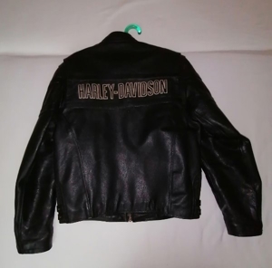 Leder Jacke Original Harley Davidson Leder Jacke Größe L. Bild 2