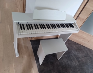 Digitalpiano für Kinder - Gear4music JDP-1 in Weiß inkl. Klavierhocker und Pedal Bild 3