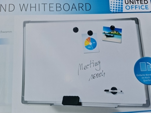 Whiteboard 90x60 NEU! Magnettafel inkl. Zubehör