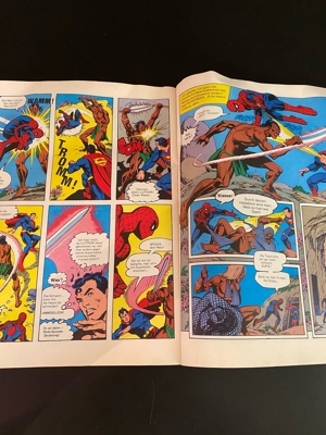 Comic Superman gegen Super Spider RARITÄT Bild 4