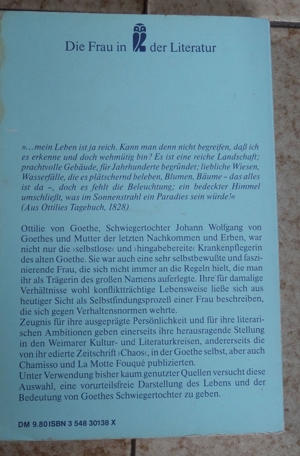 Ottilie von Goethe; Goethes Schwiegermutter; Ein Portrait; Bild 5