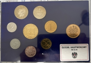 Münzen Kleinmünzenset Schilling 1972 -1994 Bild 1