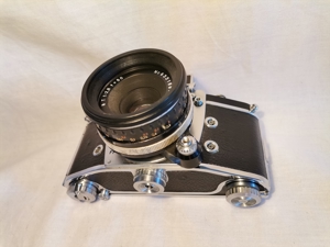 Vintage Camera Exakta Varex IIb Jhagee Drezden mit Objektiv T 1:2,8 analoge Spiegelreflexkamera Bild 7