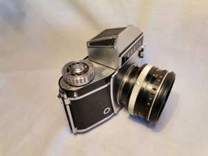 Vintage Camera Exakta Varex IIb Jhagee Drezden mit Objektiv T 1:2,8 analoge Spiegelreflexkamera Bild 5
