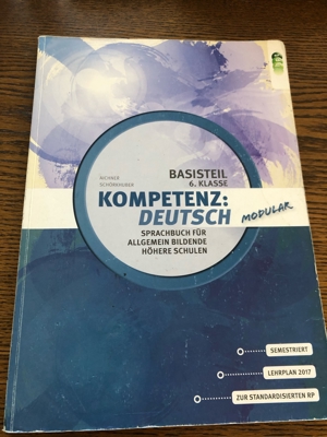 Kompetenz Deutsch Sprachbuch 6. Klasse Bild 1
