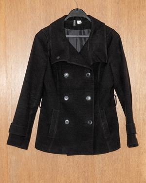 Damenjacke Gr. 38, Winterjacke, schwarze Jacke, Damenmantel, Mantel, Wintermantel   Bild 2