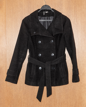 Damenjacke Gr. 38, Winterjacke, schwarze Jacke, Damenmantel, Mantel, Wintermantel  