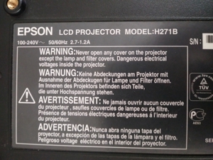 Epson LCD Projektor H271B - 70  Bild 2
