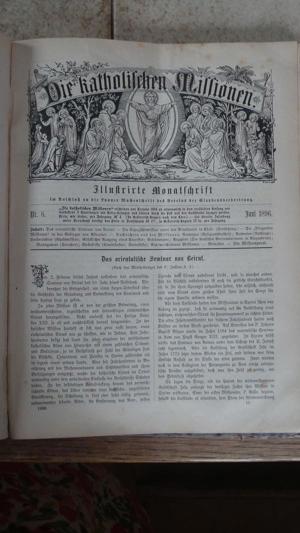 Die katholischen Missionen, Illustrierte Monatsschrift; 1895 und 1896 in einem Buch gebunden Bild 5