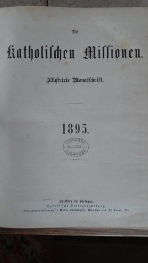 Die katholischen Missionen, Illustrierte Monatsschrift; 1895 und 1896 in einem Buch gebunden Bild 4
