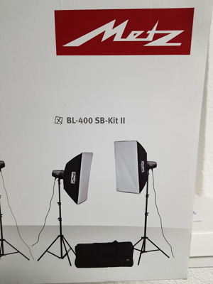 Metz Mecastudio BL-400 SB-Kit II + Fotohintergrund Bild 1