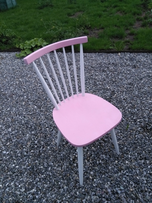 Sessel Stuhl Vintage rosa