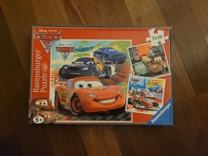Ravensburger 3 x 49 Teile Cars 2 Puzzle Bild 1