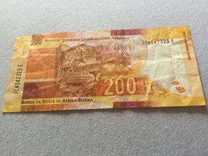 200 Rand Banknote aus Südafrika zu verkaufen Bild 2