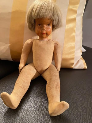 Hildegard Krahmer Puppe mit Fadengelenken 1950ern Bild 5