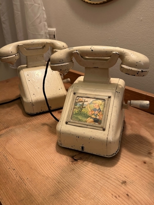 Telefon Gusseisen Industriedesign 40er Jahre Bild 5