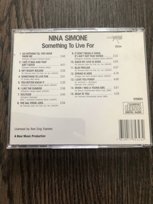 CD Nina Simone: Something to live for Bild 2