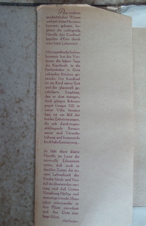 Der Kardinal; Eine Novelle; Bild 2