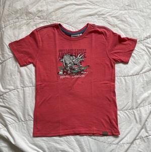 3 tolle T-Shirts, Größe 128, Salt & Pepper, mit Dinosaurier Bild 5