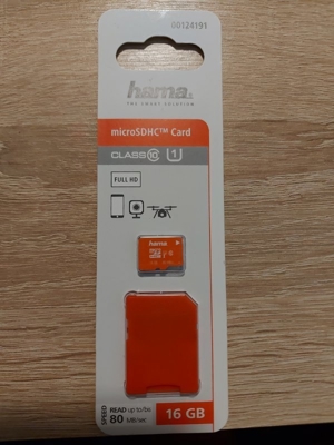 Hama microSDHC Card 16GB Bild 1