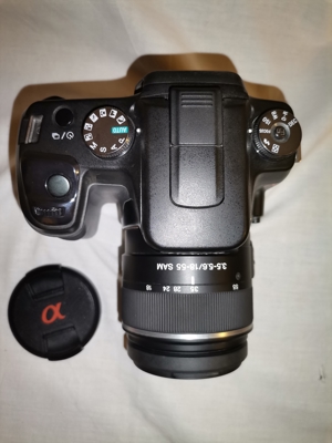 Sony Alpha100 DSLR-100 Body+SAM1855 Spiegelreflexkamera Bild 9