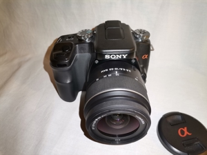 Sony Alpha100 DSLR-100 Body+SAM1855 Spiegelreflexkamera Bild 1
