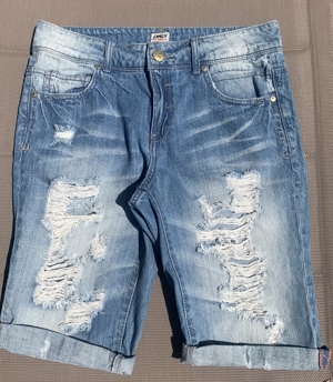 Kurze Damen Hose Jeans Bild 1