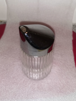 Zuckerstreuer Glas chrom H=14,5 cm Bild 3