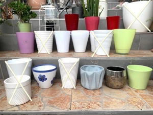 Übertöpfe Vasen Teichenten Plastik Vorratsgläser Teelichthalter Kerzenständer Bild 4