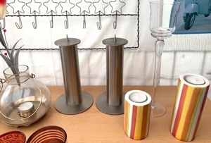 Übertöpfe Vasen Teichenten Plastik Vorratsgläser Teelichthalter Kerzenständer Bild 9