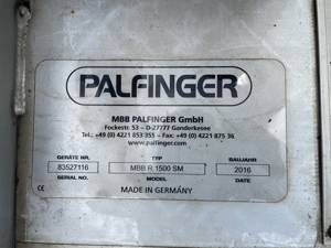 Ladebordwand Palfinger 1500 kg Bj.2016 Bild 3